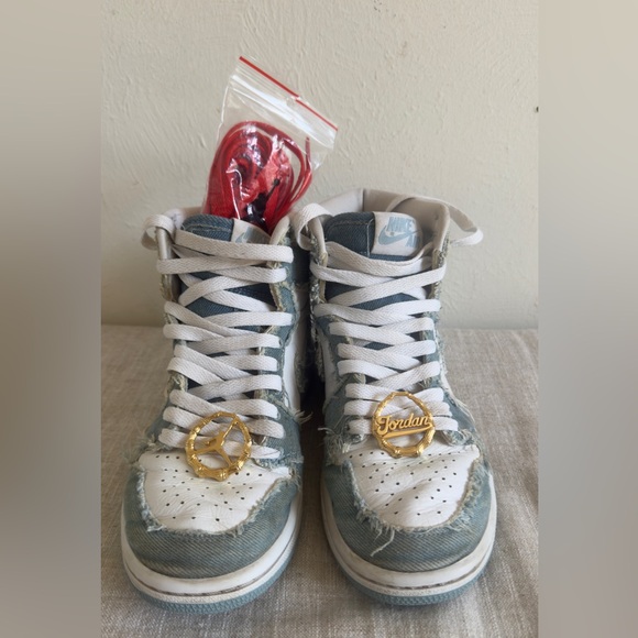 Air Jordan - Womens High OG Retro Denim US Women’s Size 6 - Picture 1 of 5